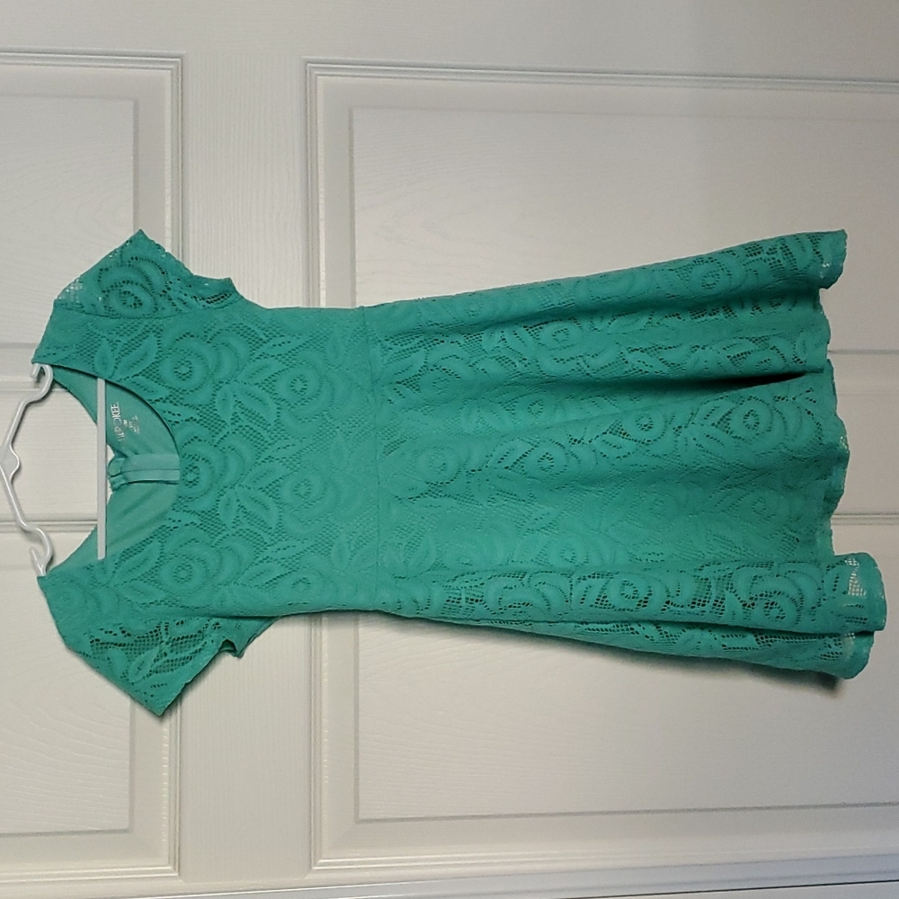 Size 7/8 light minty green Cherokee dress